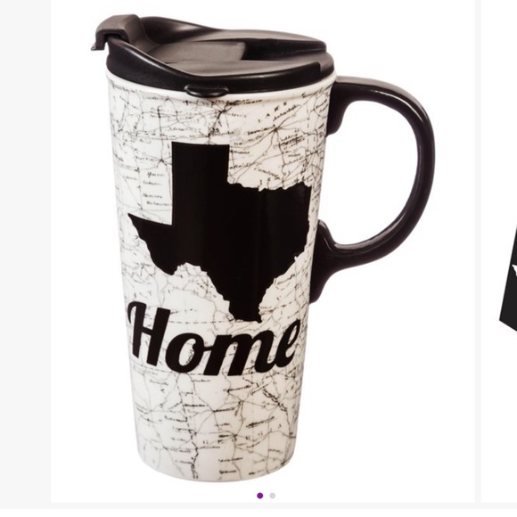 Cypress Home- Texas map "Home" ceramic travel mug and matching gift box 17oz NEW - Picture 3 of 5